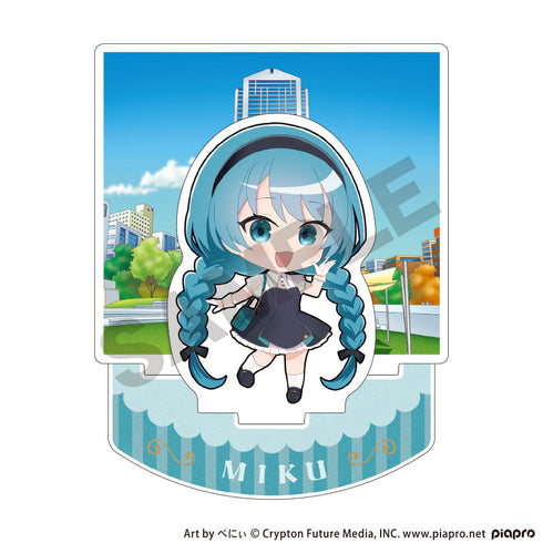『初音ミク』ジオラマアクリルスタンド 初音ミク レトロ☆神戸2025 ミニキャラ